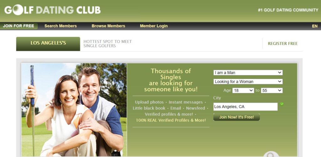 golf dating club review
